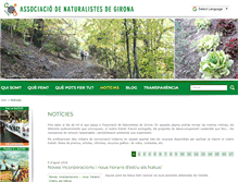 Tablet Screenshot of naturalistesgirona.org